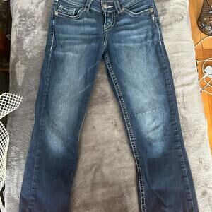 Silver capri jeans size 26